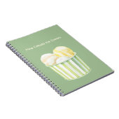Pina Colada Ijs Notitieboek (Rechterzijde)