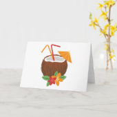 Pina Colada Kaart (Gele Bloem)
