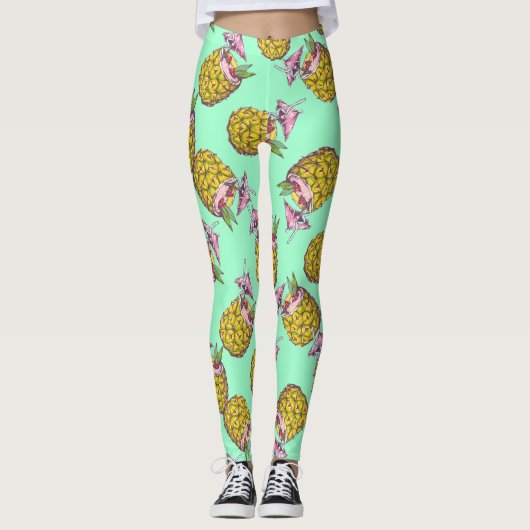 Pina Colada Leggings (Voorkant)