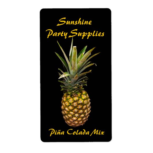Pina Colada Mix Labels (Voorkant)