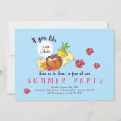 Piña Colada Party Uitnodigingen (Voorkant)