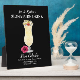 Pina Colada ・ PERSONALIZE deze Drink van de Handte Fotoplaat