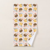 Pina Colada Pineapple Coconut Dogs Pattern Bad Handdoek (Handdoek)