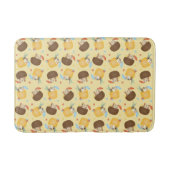 Pina Colada Pineapple Coconut Dogs Pattern Badmat (Voorkant)