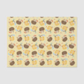 Pina Colada Pineapple Coconut Dogs Pattern Tissuepapier (Voorkant)