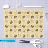 Pina Colada Pineapple Coconut Dogs Pattern Tissuepapier (Craft)