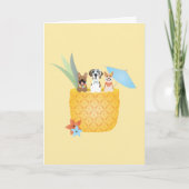Pina Colada Pineapple Dogs Kaart (Voorkant)
