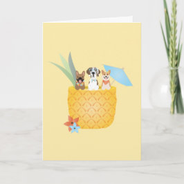 Pina Colada Pineapple Dogs Kaart