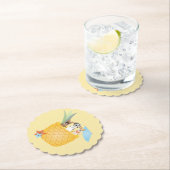 Pina Colada Pineapple Dogs Kartonnen Onderzetters (Insitu)