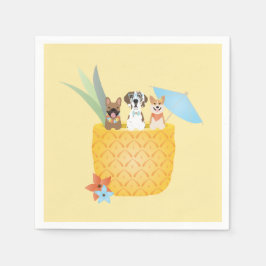 Pina Colada Pineapple Dogs Servet