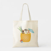 Pina Colada Pineapple Dogs Tote Bag (Achterkant)