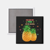Pina Colada Pineapple Magneet (Voorkant / Achterkant)
