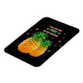 Pina Colada Pineapple Magneet (Linkerzijde)
