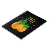 Pina Colada Pineapple Notitieboek (Linkerzijde)