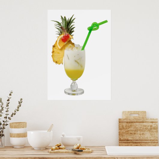 Pina Colada Poster (Keuken)