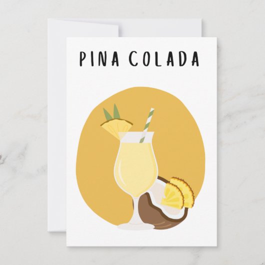 Pina Colada-poster klein formaat (Voorkant)