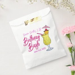 Piña Colada Puerto Ricaanse ananas cocktail party Bedankzakje