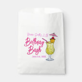 Piña Colada Puerto Ricaanse ananas cocktail party Bedankzakje (Voorkant)