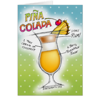 PINA COLADA RECIPE COCKTAIL ART