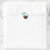Pina Colada Ronde Sticker (Tas)