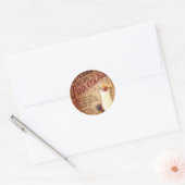 pina colada ronde sticker (Envelop)