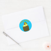 Pina Colada Ronde Sticker (Envelop)