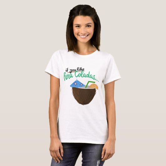 Pina Colada T-shirt (Voorkant volledig)