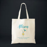 Piña Colada Tropical Wedding Bridesmaid Tote Bag<br><div class="desc">Vul deze mooie tas met de accessoires die je meiden nodig hebben voor je vrijgezellen of trouwweekend!</div>