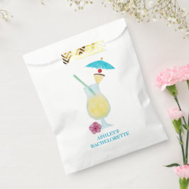 Piña Colada Tropical Wedding Vrijgezellenfeest Bedankzakje