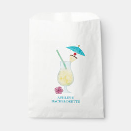 Piña Colada Tropical Wedding Vrijgezellenfeest Bedankzakje