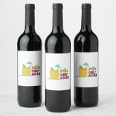 Pina Coladas Wijn Etiket (Flessen)