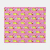 Pina Piña Colada Puerto Rican Pineapple Cocktail Fleece Deken (Voorkant (Horizontaal))