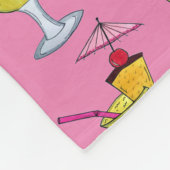 Pina Piña Colada Puerto Rican Pineapple Cocktail Fleece Deken (Hoek)