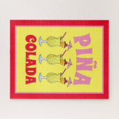 Pina Piña Colada Puerto Rican Pineapple Cocktail Legpuzzel (Horizontaal)