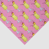 Pina Piña Colada Puerto Rican Pineapple Cocktail Tissuepapier (Detail)