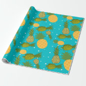 piña , pinaple cadeaupapier (Uitgerold)