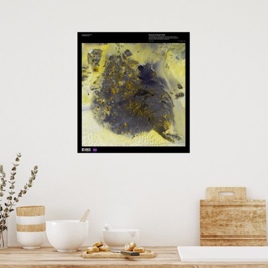 Pinacate Volcano Field Sonora Mexico Poster (Keuken)