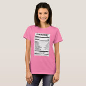 Pinakbet Voedingsfeiten T-shirt (Voorkant volledig)