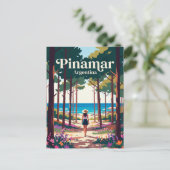 Pinamar Argentinië Briefkaart (Staand voorkant)