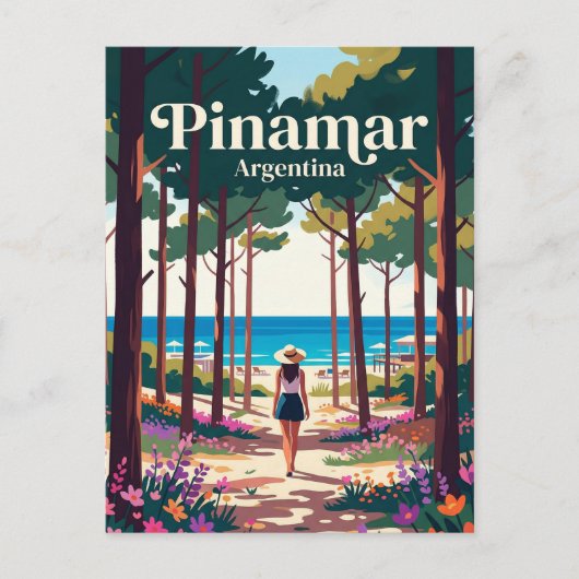Pinamar Argentinië Briefkaart (Voorkant)