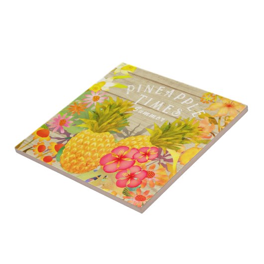 Pinapple Pine Tegeltje (Zijkant)