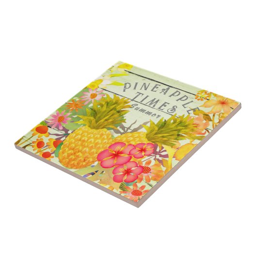 Pinapple Pine Tegeltje (Zijkant)