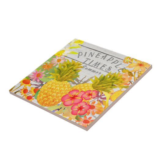 Pinapple Pine Tegeltje (Zijkant)