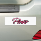 Pinar faded roze Aufkleber Sticker (Op auto)