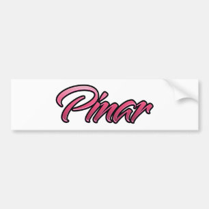 Pinar faded roze Aufkleber Sticker