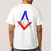pinas flag mason - Gepersonaliseerd T-shirt (Achterkant)