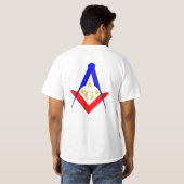 pinas flag mason - Gepersonaliseerd T-shirt (Achterkant volledig)