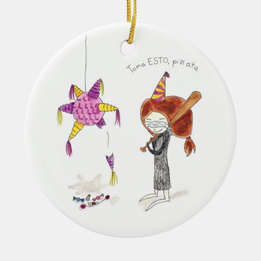 Pinata Adornos Keramisch Ornament (Voorkant)