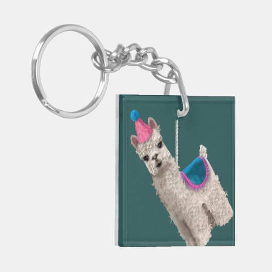 Pinata Alpaca Sleutelhanger (Voorkant Links)