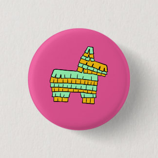 Piñata-Button - Roze Ronde Button 3,2 Cm
